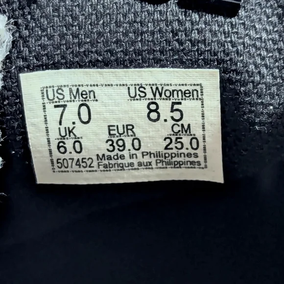 Vans Classic Slip-On Floral Plaid Patchwork embroidered daisies. Sz M7 W8.5 - Picture 11 of 11